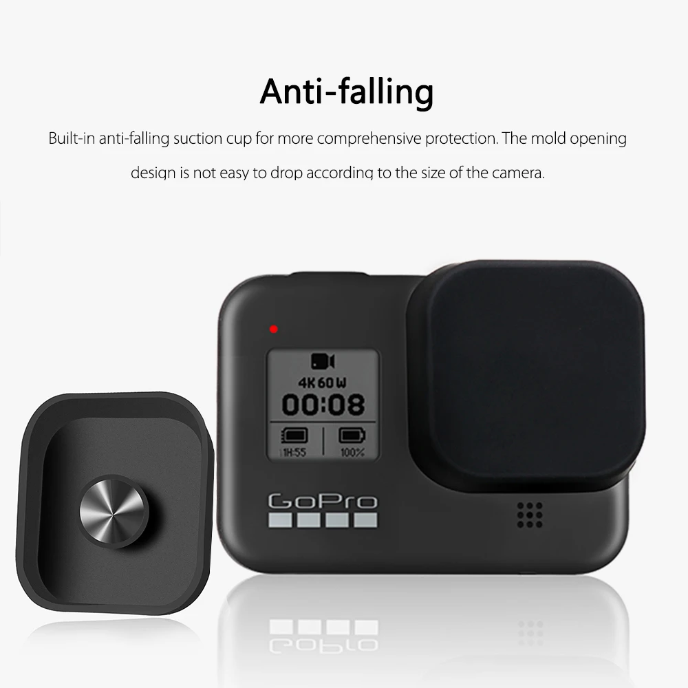 Vamson Protective Cap for GoPro Hero 8 Black Action Camera Protector Lens Cap Cover for Go pro 8 Action Camera Accessory VP721