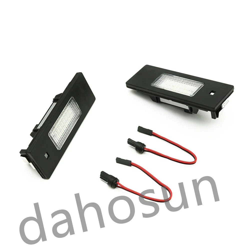 2Pcs Dahosun White LED License Number Plate Light No Error Trunk Lamp Compatible with BMW E81 E87 E63 E64 E89 Z4