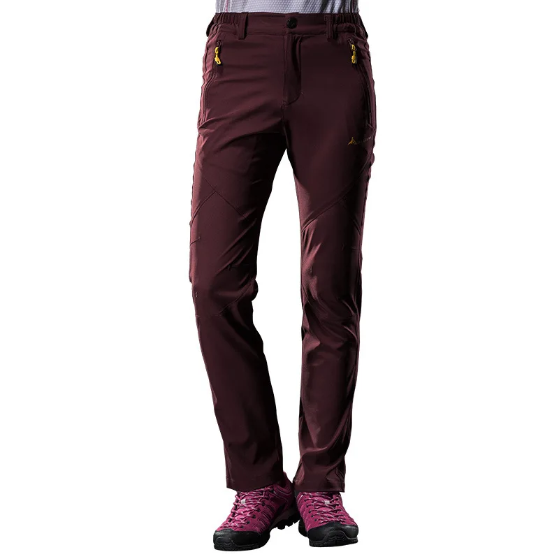 women thin hiking pants waterproof windproof trousers spring outdoor for Camping Ski Climbing Hiking Trousers