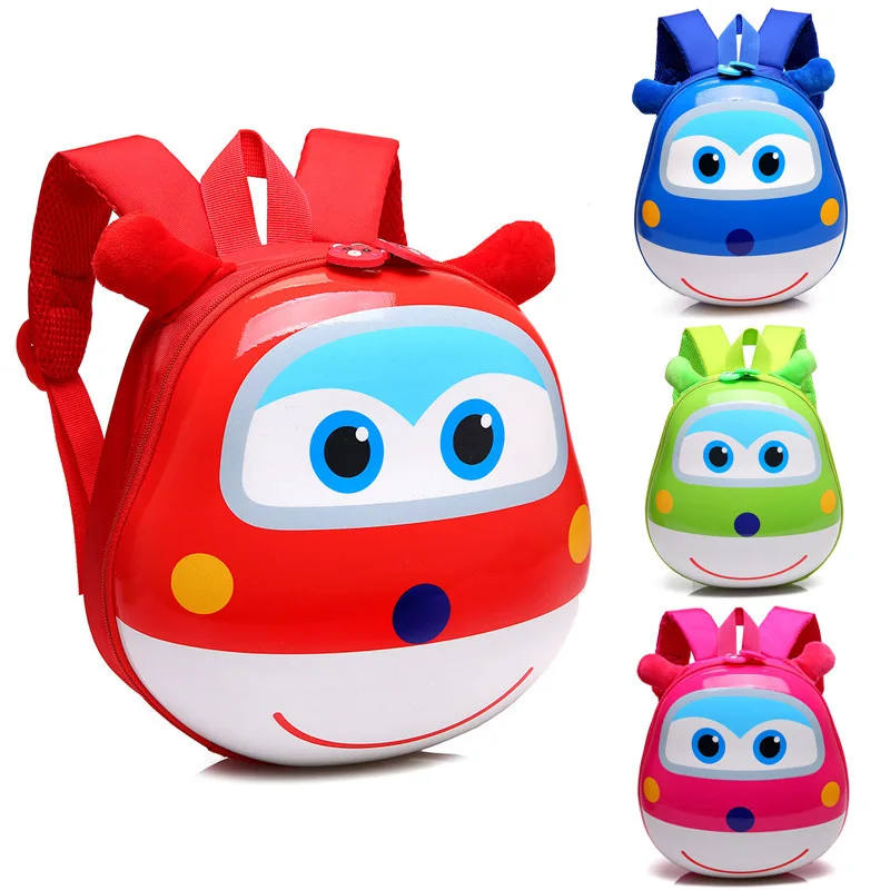 New Super Cute Wings Kid School Bags Cartoon Character 3D Style Children Backpacks Kindergarten Girls Boys Baby Backpack