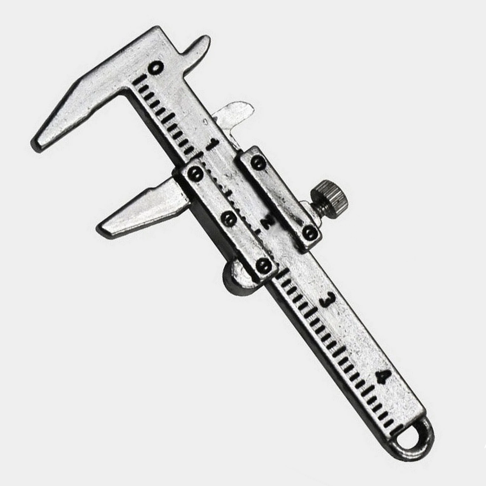Mini portatile calibro a corsoio portachiavi calibri in lega calibro di misurazione scivolo in lega di zinco auto portachiavi borsa ornamento righello