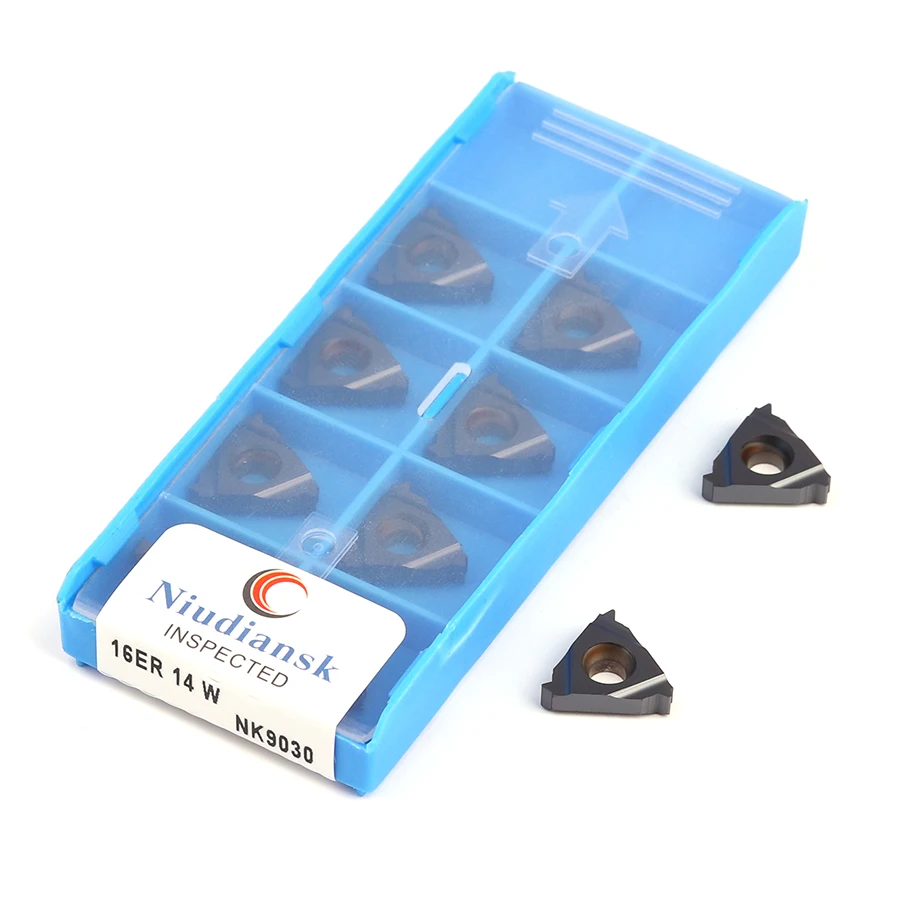 Imagem -06 - w Nk9030 Cnc Torneamento Carboneto de Inserção Torno Cnc Torneamento Inserção Metal Rosqueado Ferramenta de Rosca da Lâmina 16er 11 w 14 Nk9030 16ir 11 14