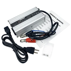 14.6V 20A 400W Charger For 12V 4S LiFePO4 Battery Smart Charger High Power With Fan Aluminum Case