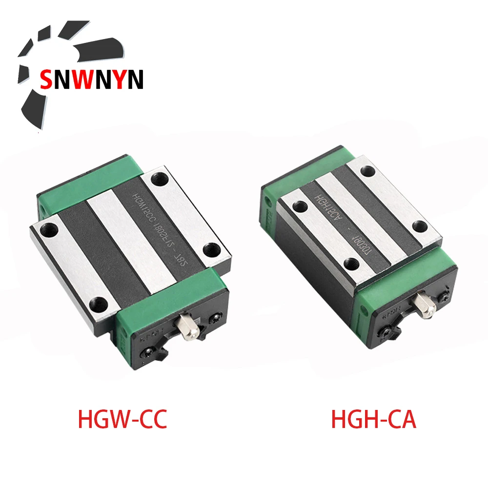 1pc HGH15CA HGW15CC HGH20CA HGW20CC Slide Block Carriage Use For HGR15 20 25 30Linear Guide Rail