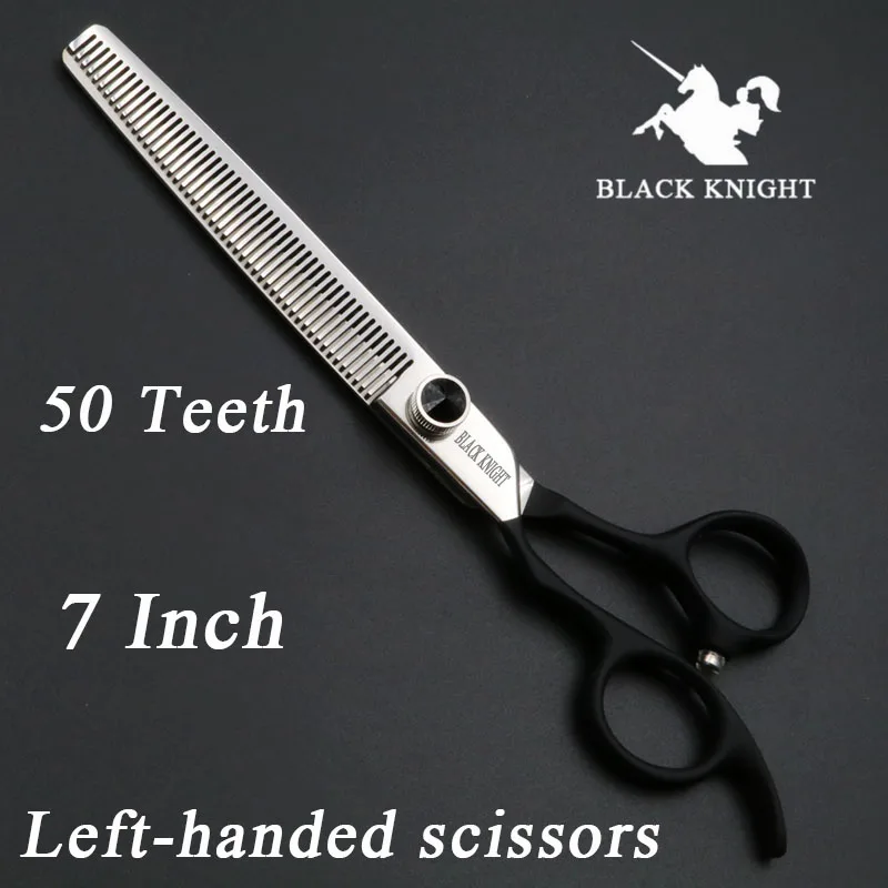 

7'' Left Hand High-Class Hairdressing Scissors 440C 62HRC Dogs Cats Pets Personality Thinning Shears Hair Scissors