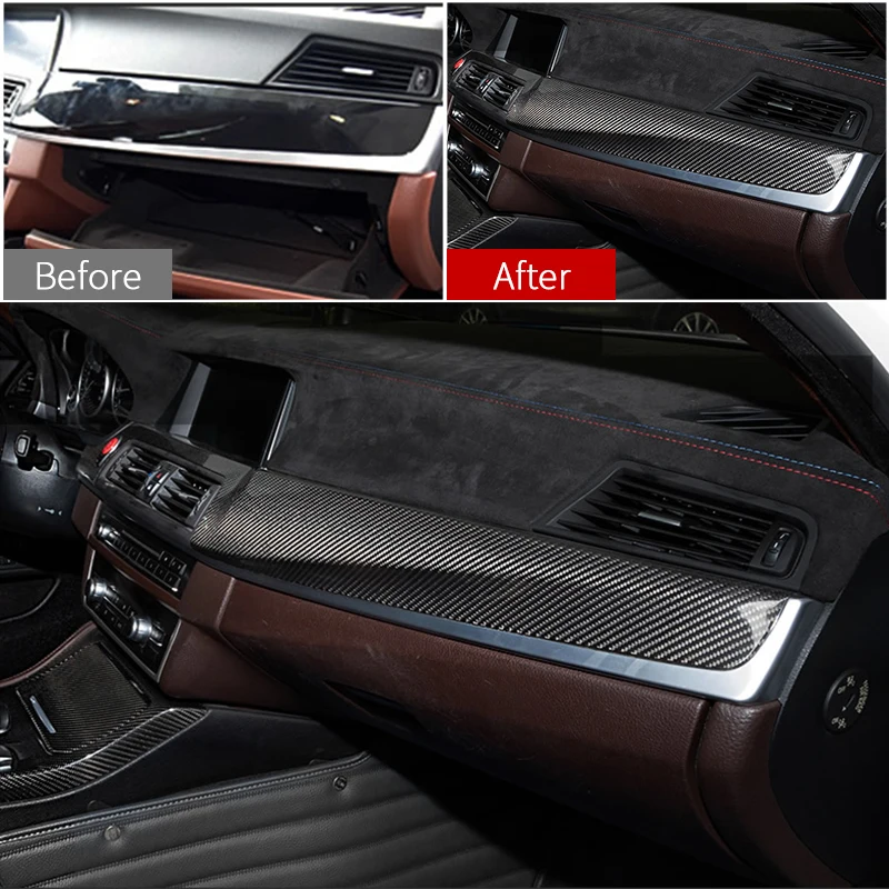 Carbon fiber interior trim for bmw F10 accessories bmw 5 series interior accessories