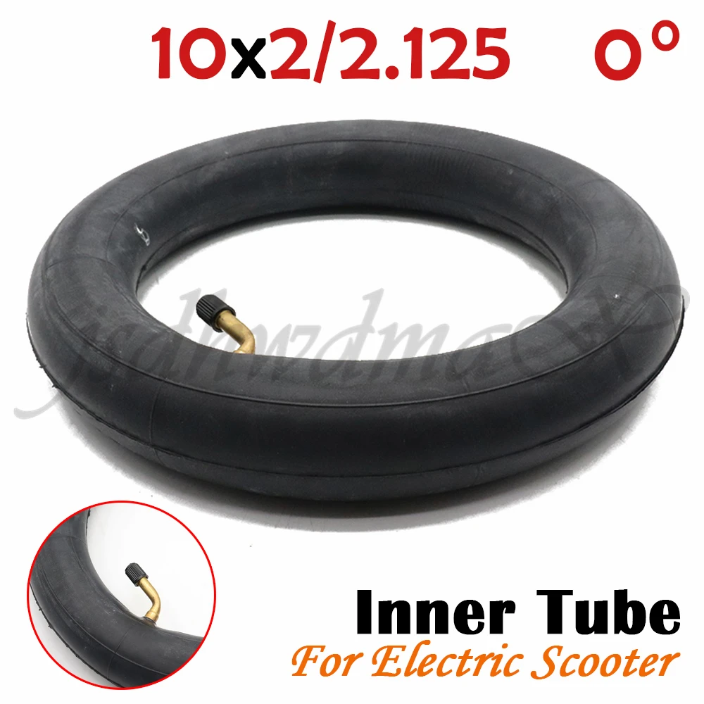 Good Quality 10x2/2.125 Inflatable Inner Tube 10x2.125 Tire 10 Inch  0 Degree for Electric Scooter Balance Car Accessories