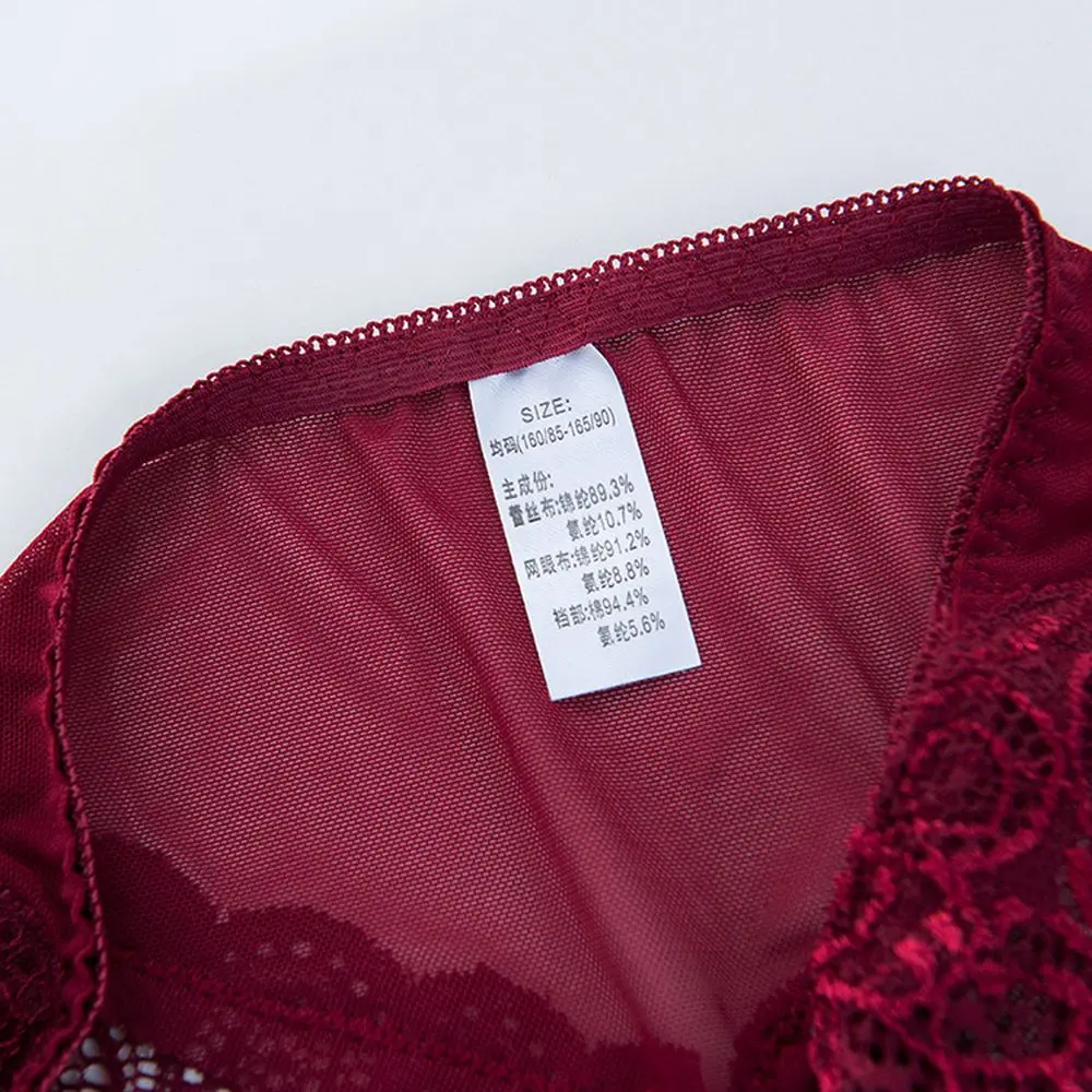 3 Packs Plus Fat Ladies Panties Women Underwear Transparent Briefs High Waist Lace Panties Sexy Hollow Women's Panties