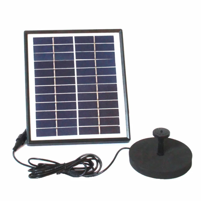 12V 5W Solar-Powered water pump Brushless DC Solar Power Fountain Pool Water Pump Garden Plants Watering Kit Solar Pond Pump Kit