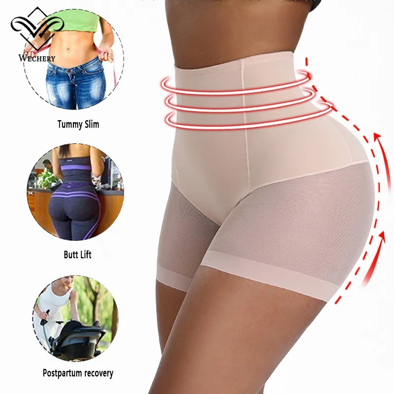 Buttocks Lifter Women Belly Slimming Body Shaper Seamless Underwear Shorts High Waist Trainer Sexy Body Modeling Soft Panties