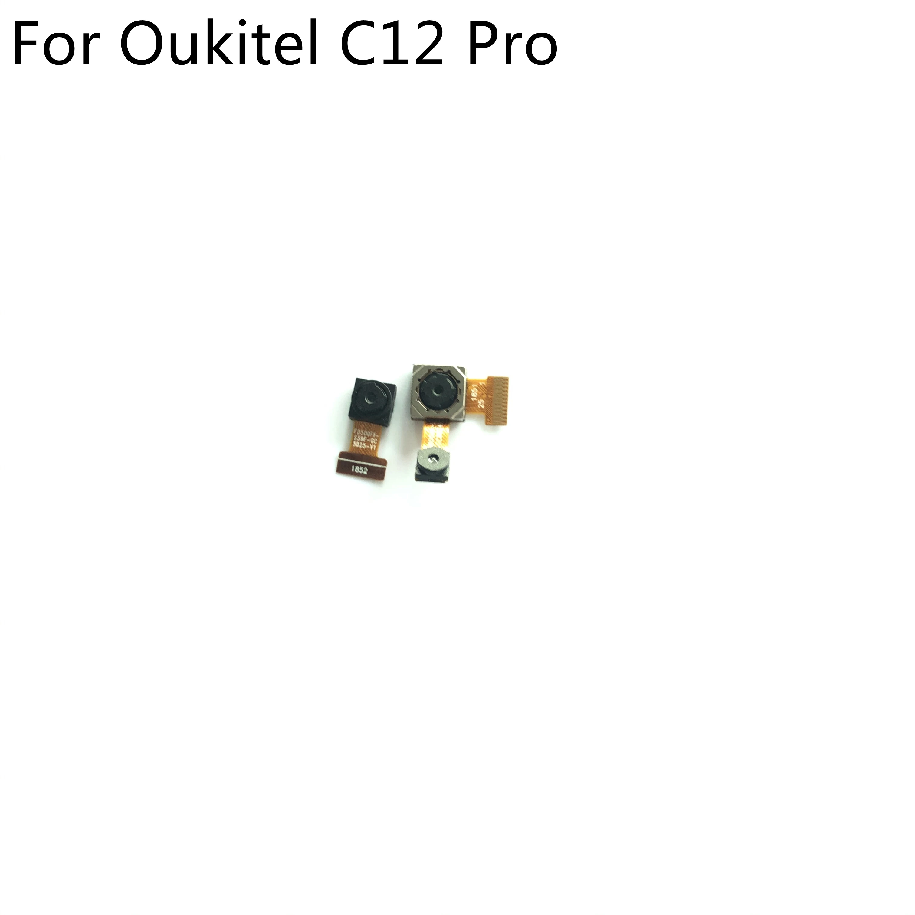 Back Camera 8.0MP + Front Camera 5.0MP Module For Oukitel C12 Pro MTK6763T Octa Core 6.18