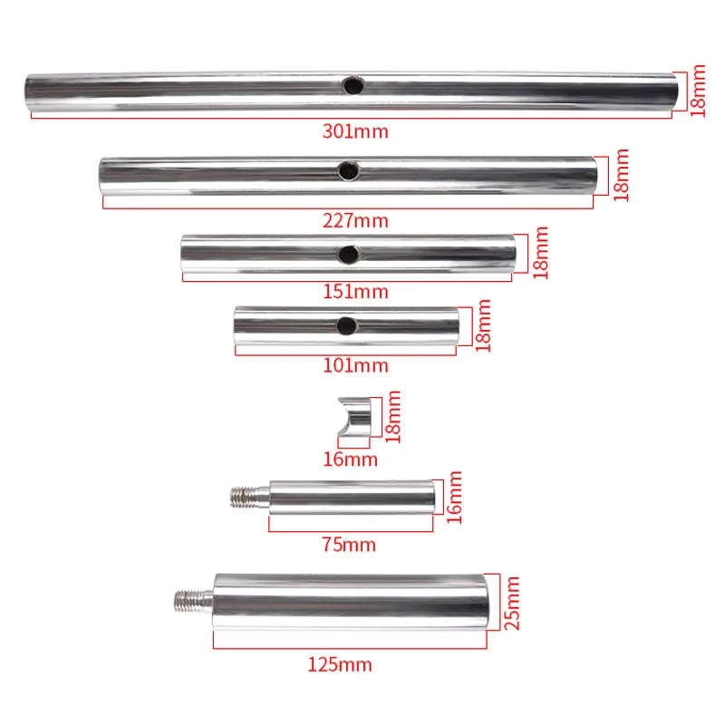 100/150/225/300MM Steel Galvanized Tool Holder 16MM/25MM Tool Rest Set