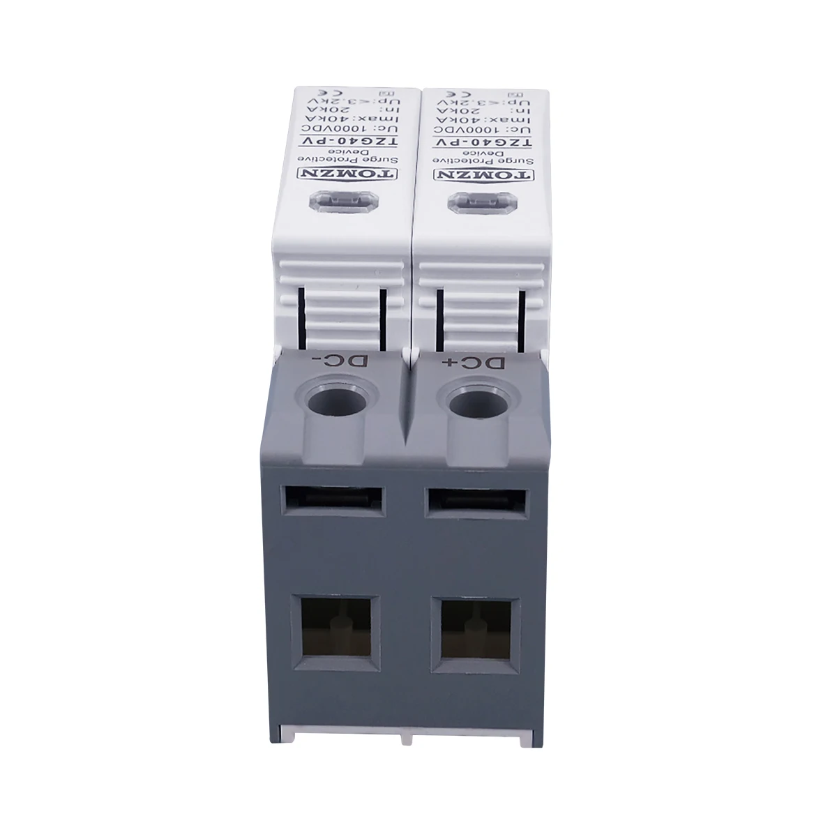 DC SPD 1000V 800V 600V 20KA~40KA  House Surge Protector Protective Low-voltage  Arrester Device