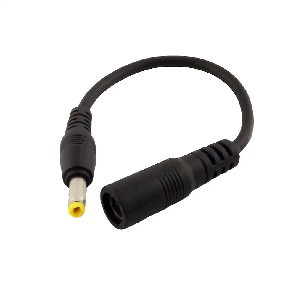 2x DC Power 5.5 x 2.5mm Female to 4.0x 1.7mm Male Plug Connector Cable Cord 15cm