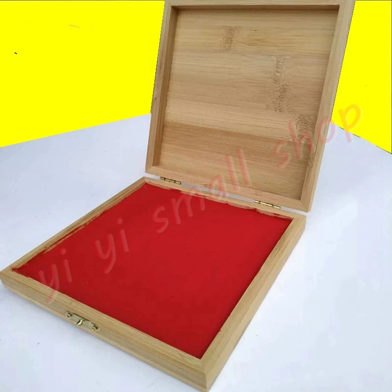 Sponge Printing Pad, Bamboo Printing Pad, Quick Drying, Square, Large-Size Printing Pad, Monochrome Wood, Taoist Products