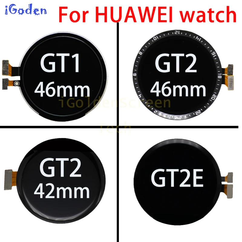 Original Screen For Huawei Watch GT1 GT2 GT 2e HCT-B19 LCD Display Touch Panel Digitizer Assembly For Huawei Watch GT2 46MM LCD