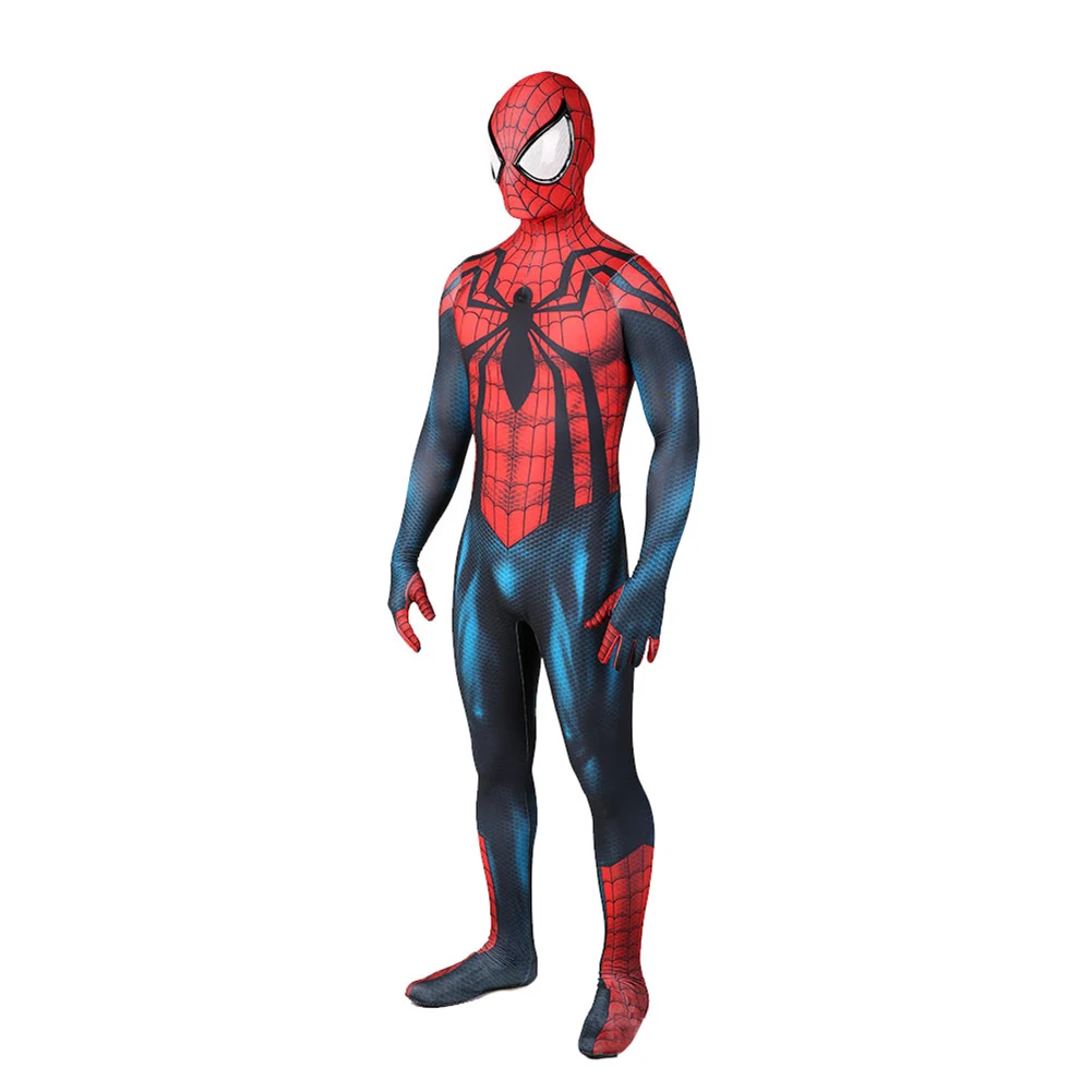 Scarlet Vol 2 disfraz de Spiderman para adultos y niños, traje de Cosplay con estampado 3D, Spandex, Zentai, para Halloween