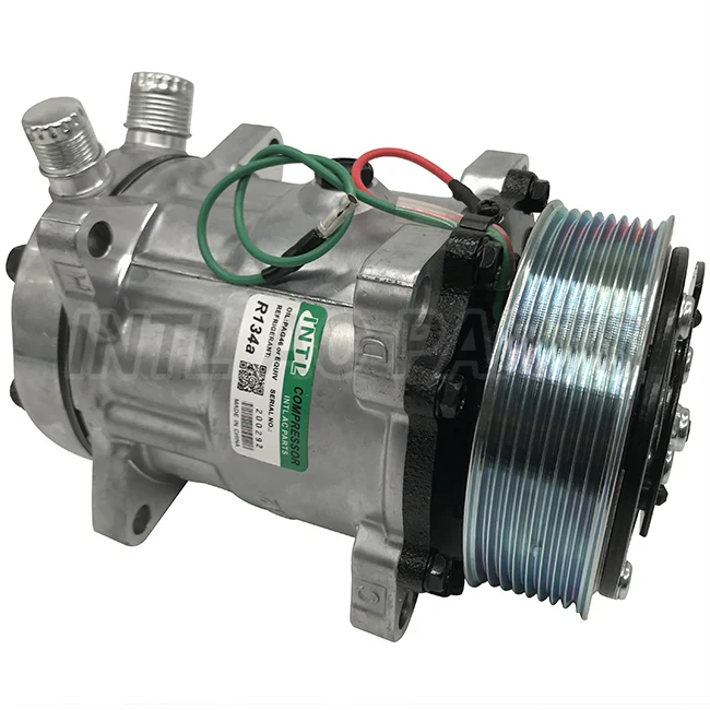 Sanden 4443 4762 6008 Auto Car Air A/C Compressor for CATERPILLAR/ FREIGHTLINER MACK 232-9282 300-5164 1401128 75R8464 5512242