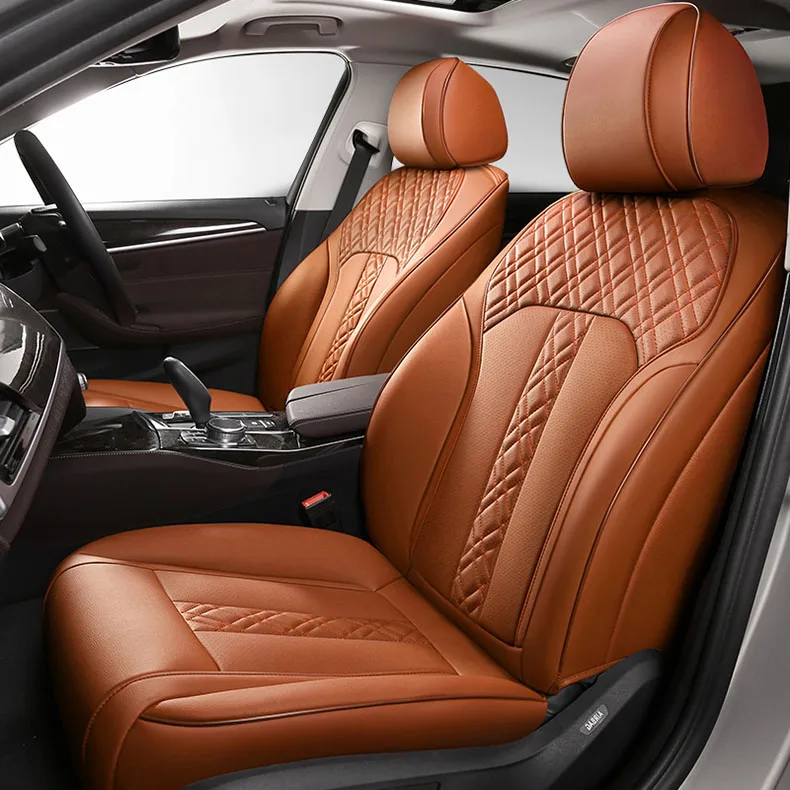 custom cowhide car seat cover for Mercedes Benz ML GLA GLK GLE S E G 350 55 500 Class auto Seat Covers accessodries car stickers