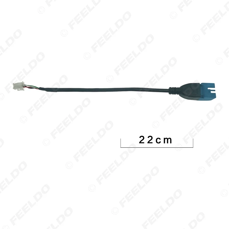 5Pcs Mini USB to 4Pin Cable Adapter Car Audio Input Media Data Wire for Nissan Ford Series USB AUX Transfer