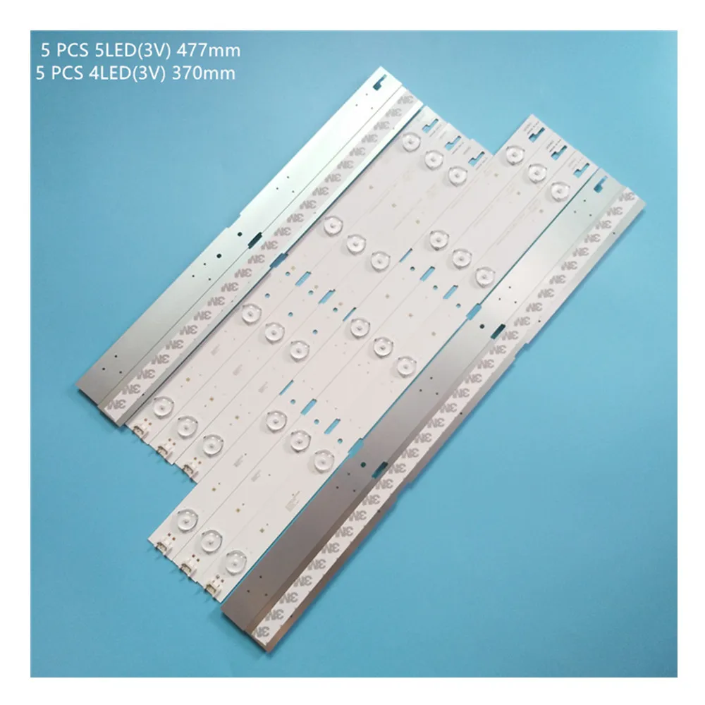 새로운 5 세트 = 50 PCS LED 백라이트 스트립 43 인치 TV ZLE60600-AB 43GFB6627 2015ARC430_3228_L05 R04 LM41-00174A LM41-00173A