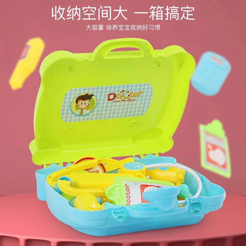 Kids Doctor Set Pretend Play Girls Role-playing Games Hospital Accessorie Medical Kit Nurse Bag Toys Children Christmas gift