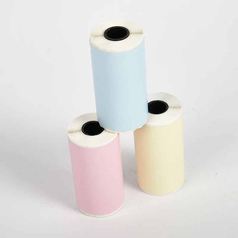 3pcs Mini Photo Printer Printable Sticker Paper Roll Self-Adhesive Thermal Paper 5.6*3.0*3.0cm For PeriPage Thermal Printer