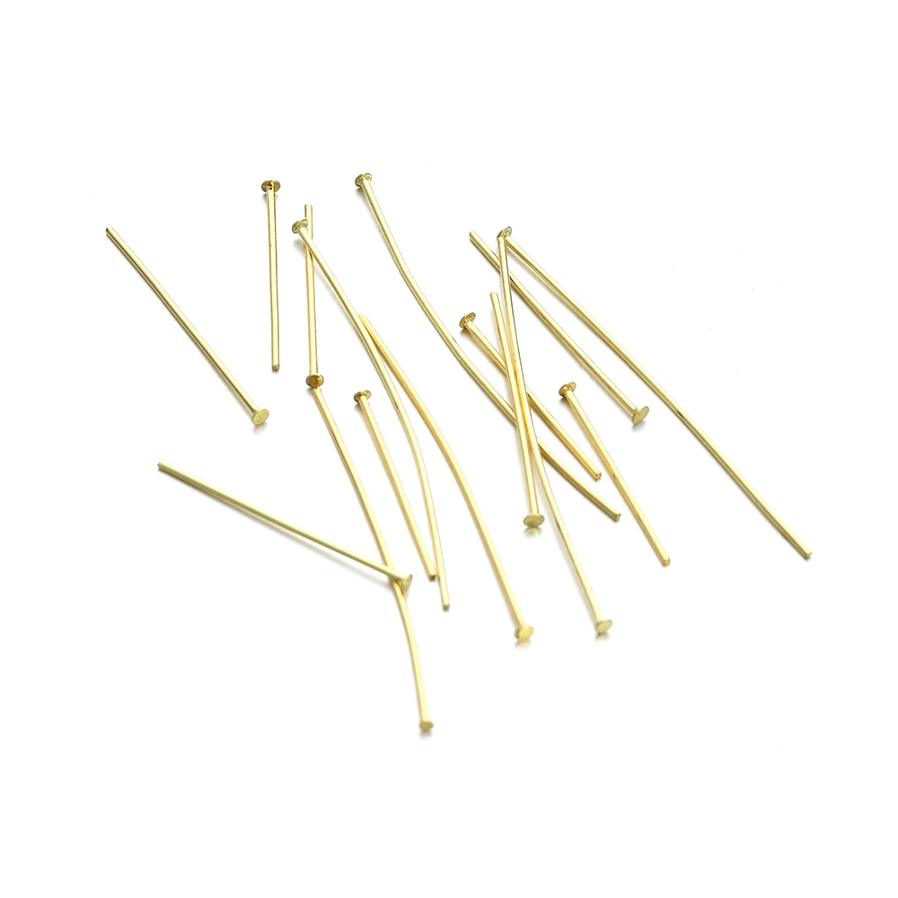 100Pcs 15/20/25/30/35mm Stainless Steel Straight T Head Pins Needles for DIY Jewelry Making Earring Findings Bulk Supplies