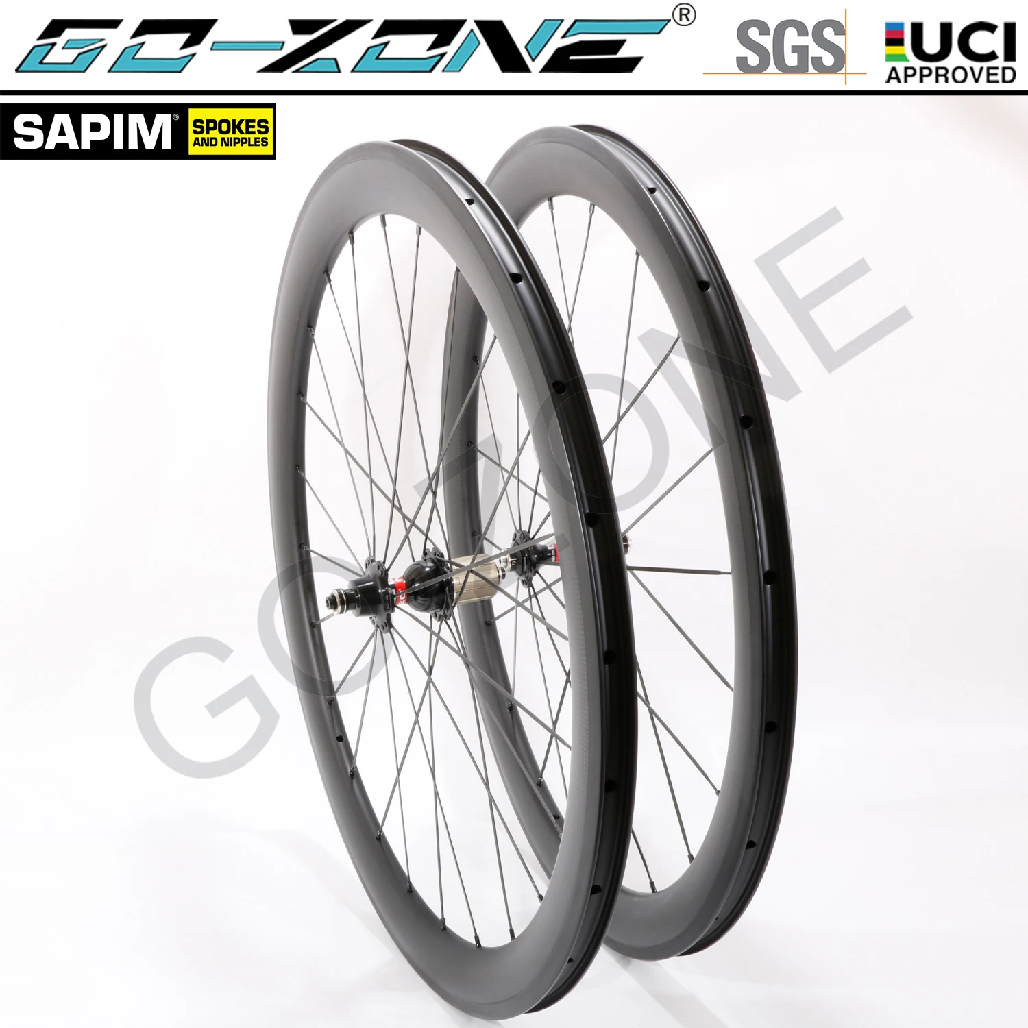 

Clincher Tubeless Tubular Customizable Rim Brake Carbon 700c Wheelset Novatec 271 372 Sapim Carbon Road Rim Brake Wheels