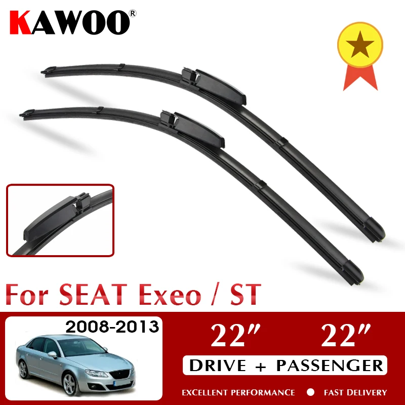 

Car Wiper Front Car Wiper Blade Blades for SEAT Exeo / ST 2008 - 2013 Windshield Windscreen Window 22"+22" LHD RHD