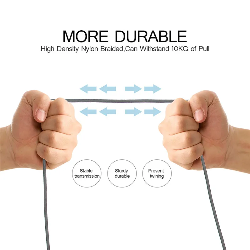 2/3m USB Type C Charging Cable For Huawei p30 P20 mate 20 nova 5 Honor 2010 magic 2 xiaomi redmi note 8 7 k20 k30 Charger cable