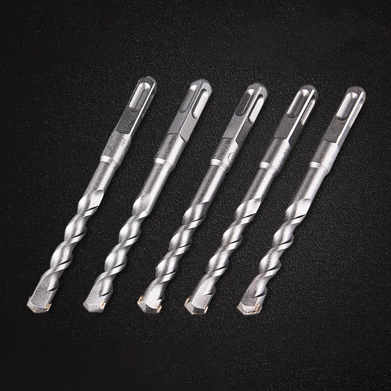 Drill Bit Electric Hammer Impact Drill Bit Long Square Shank Round Shank for Cement Concrete Wall Drill Bit