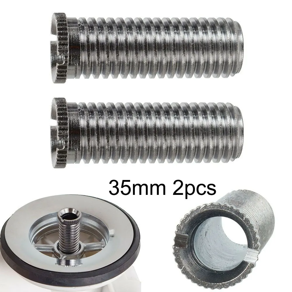 1/2/5pc 35mm 45mm Kitchen Sink Basket Strainer Waste Threaded Screw Connector Stainless Steel  35/45 Mm