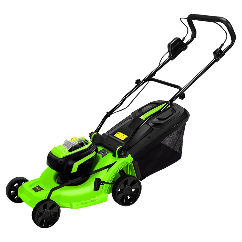 40V 1400W Electric Mowing Machine Cordless Lawn Mower Brushless Battery Lawn Mower 3800r/min Grass Cutter Weeding Machine