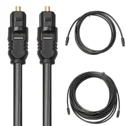 Cable de Audio óptico Digital para Toslink, chapado en oro, 1m, 1,5 m, 2m, 3/5m, 10m, 15m, 20m, SPDIF, MD, DVD, chapado en oro, alta calidad #2