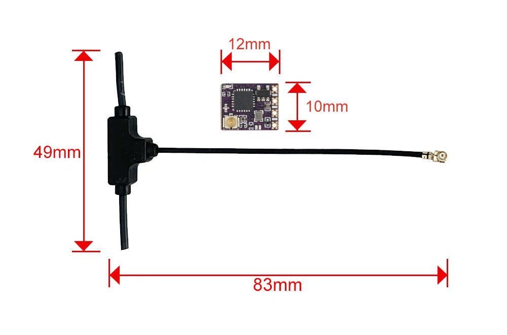 Namimno ELRS 2.4GHz Flash Nano V2 Mini Receiver ExpressLRS For RC FPV Drone