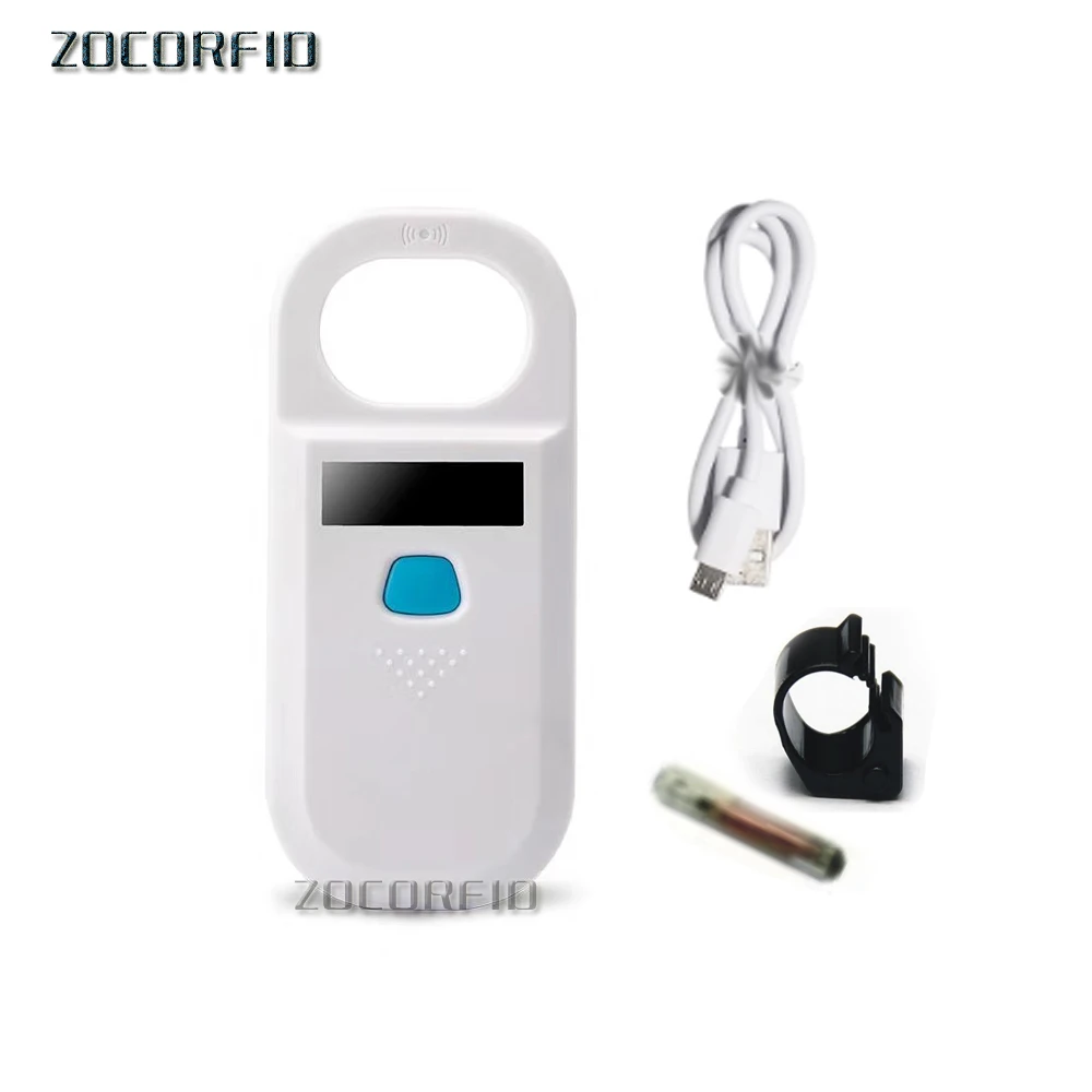 125-134.2KHz Handheld pet chip scanner FDX-B EMID mini Light portable USB animal dog cat microchip Reader for vet pigeon ring