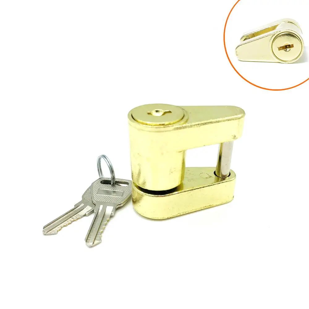 Trailer Coupler Padlock Solid Brass Trailer Locks for Hitch Security Protector Theft Protection