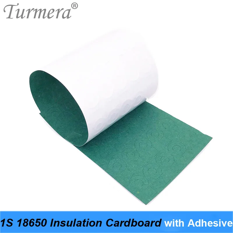 70pieces 1s 18650 cartão da isolação da bateria com adesivo para 18650 pilha do bloco de bateria que isola o remendo positivo da colagem