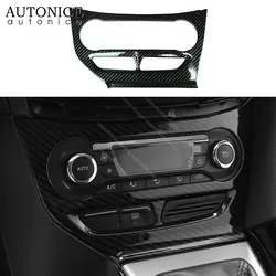 Carbon Fiber Color Air Condition Panel Control Covers Trim Fit for Ford Focus 2012-2014 MK3 LEFT HAND SIDE Stainless Steel