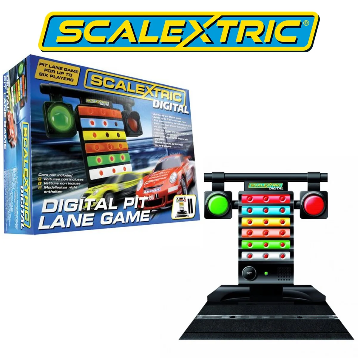 Scalextric Slot Car Digital Track Parts 1:32 C7036 Digital Straight Lane Change Track/  C7041 Digital Pit Lane Game