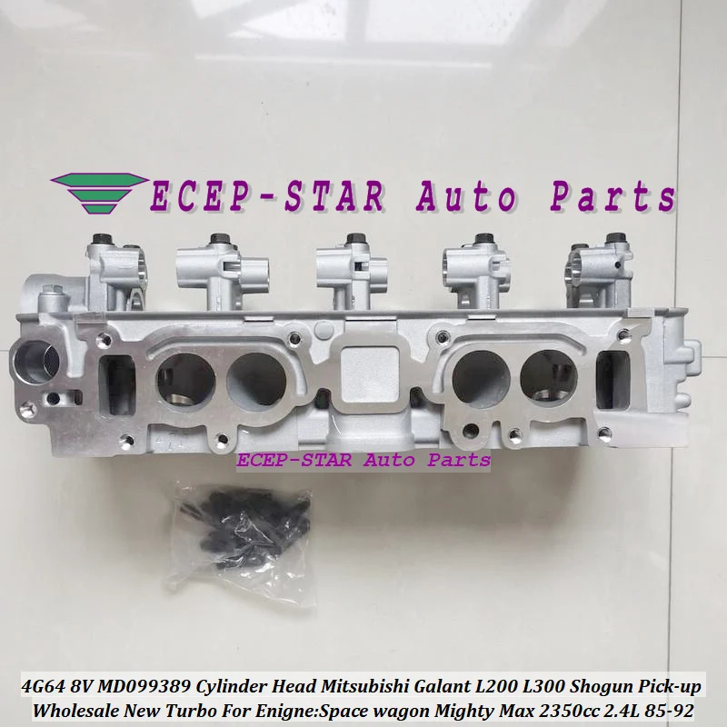 4G64 8V 22100-32520 MD099389 MD040520 Cylinder Head For Mitsubishi Galant L200 L300 Shogun Pick-up Space wagon Mighty Max 2.4L