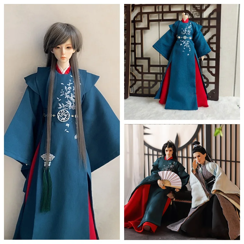 

1/6 Figure Doll OB27 1/4 1/3 BJD Clothes Ancient Costume Hanfu Dress Samurai Outfit For BJD/SD ID75 Strong Uncle 80cm Doll B0281