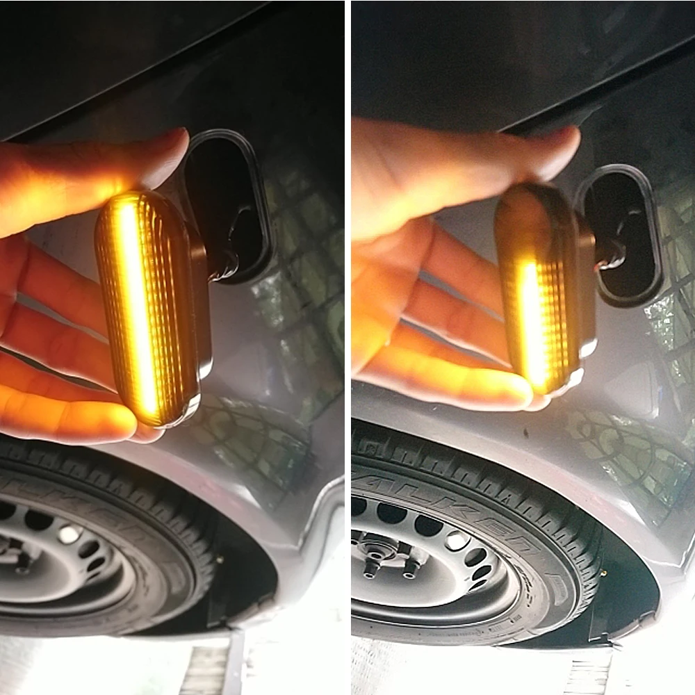 2x Seitenmarkierungsleuchte für Seat Ibiza 6L Cordoba Toledo Leon 1M Skoda Octavia Dynamischer LED-Blinker Blinklicht Blinker – Detail 23