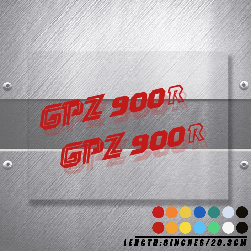 

For Kawasaki GPZ 900R GPZ900r Motorcycle body Wheels Fairing Helmet Tank Pad decoration logo Label reflective Sticker Decal 2PCS