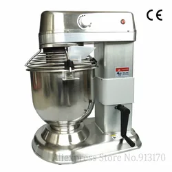 20 Liters Commercial Stand Mixer Egg Beater Dough Kneading Stainless Steel Electric Food Mixing Machine 1100W 220V