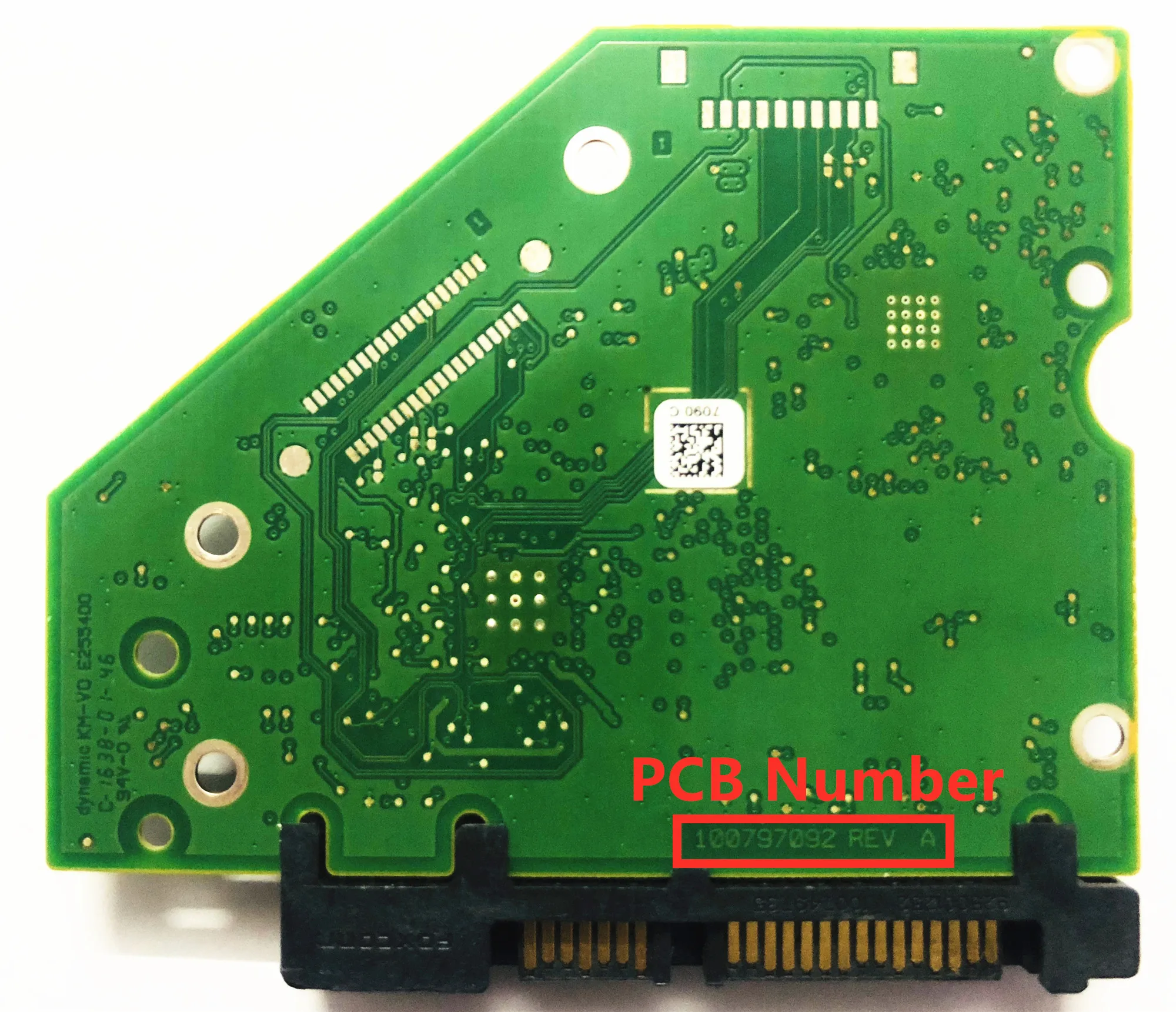 hard drive parts PCB logic board printed circuit board 100797092 REV A / 7090  for Seagate  3.5 SATA hdd data recovery