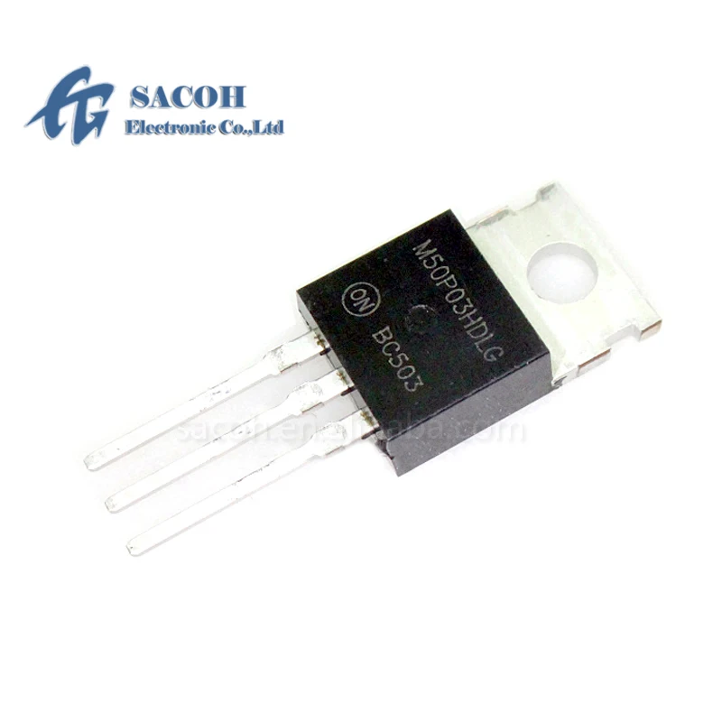 Refurbished Original 10Pcs/Lot MTP50P03HDLG M50P03HDLG OR MTP50P03HDL M50P03HDL MTP50P03 TO-220 50A 30V P Channel Power MOSFET