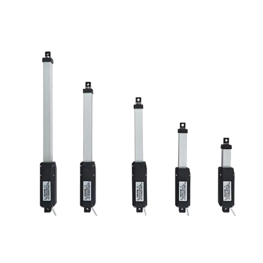 12V Linear Actuator With Bracket Aluminum Alloy Small Electric Push Rod Mini Linear Motor