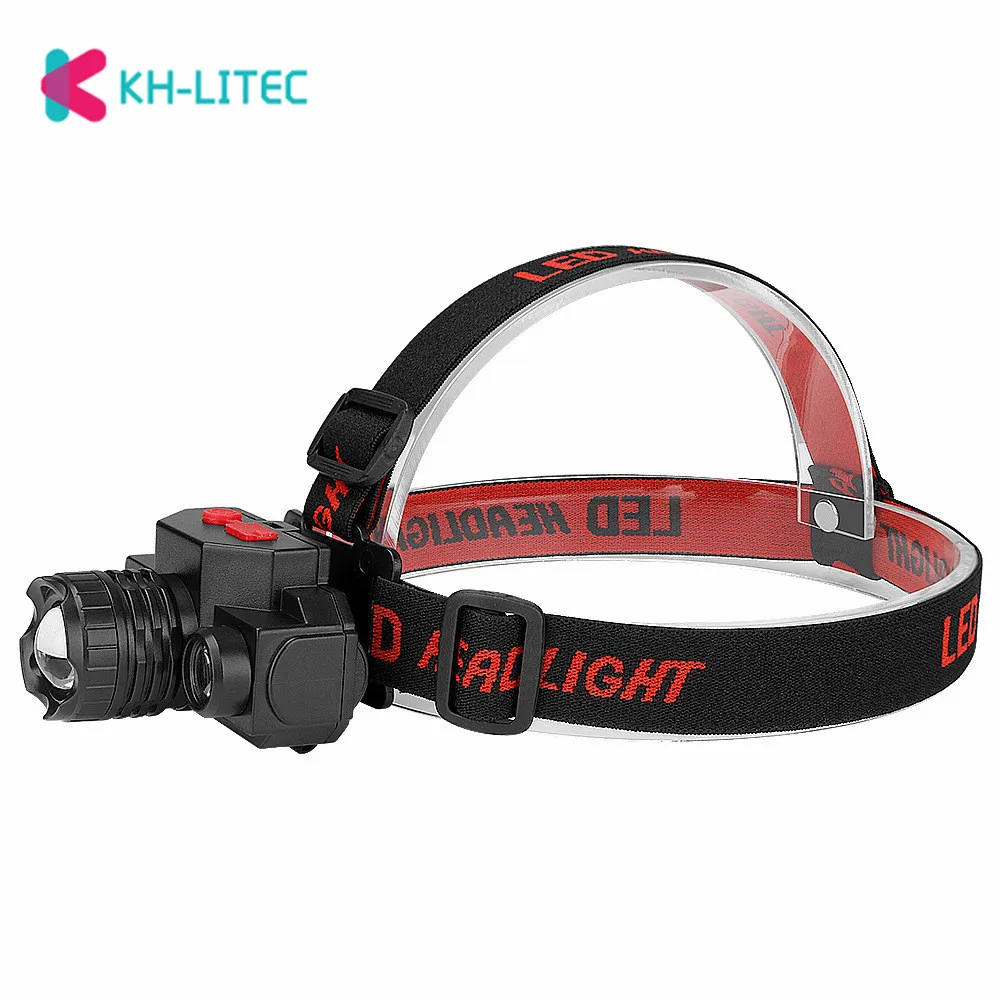 

4 Modes 1*XPE+2*COB LED Headlamp Telescopic Zoom Function Waterproof Headlight USB Charging Headlight For Outdoor Camping Hiking